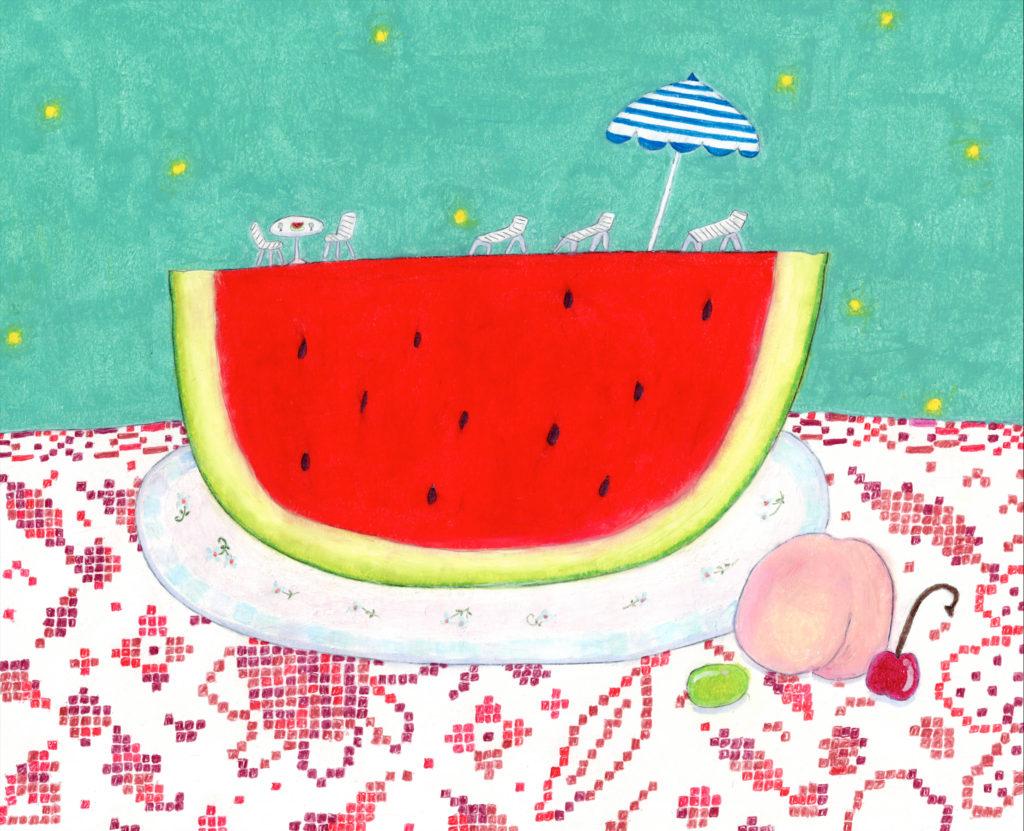 宮嵜蘭 個展「夏の海の光るところ – Where the Summer Sea Shines – 」 <br>8月14日(木)〜8月31日(日) at 手紙舎 前橋店