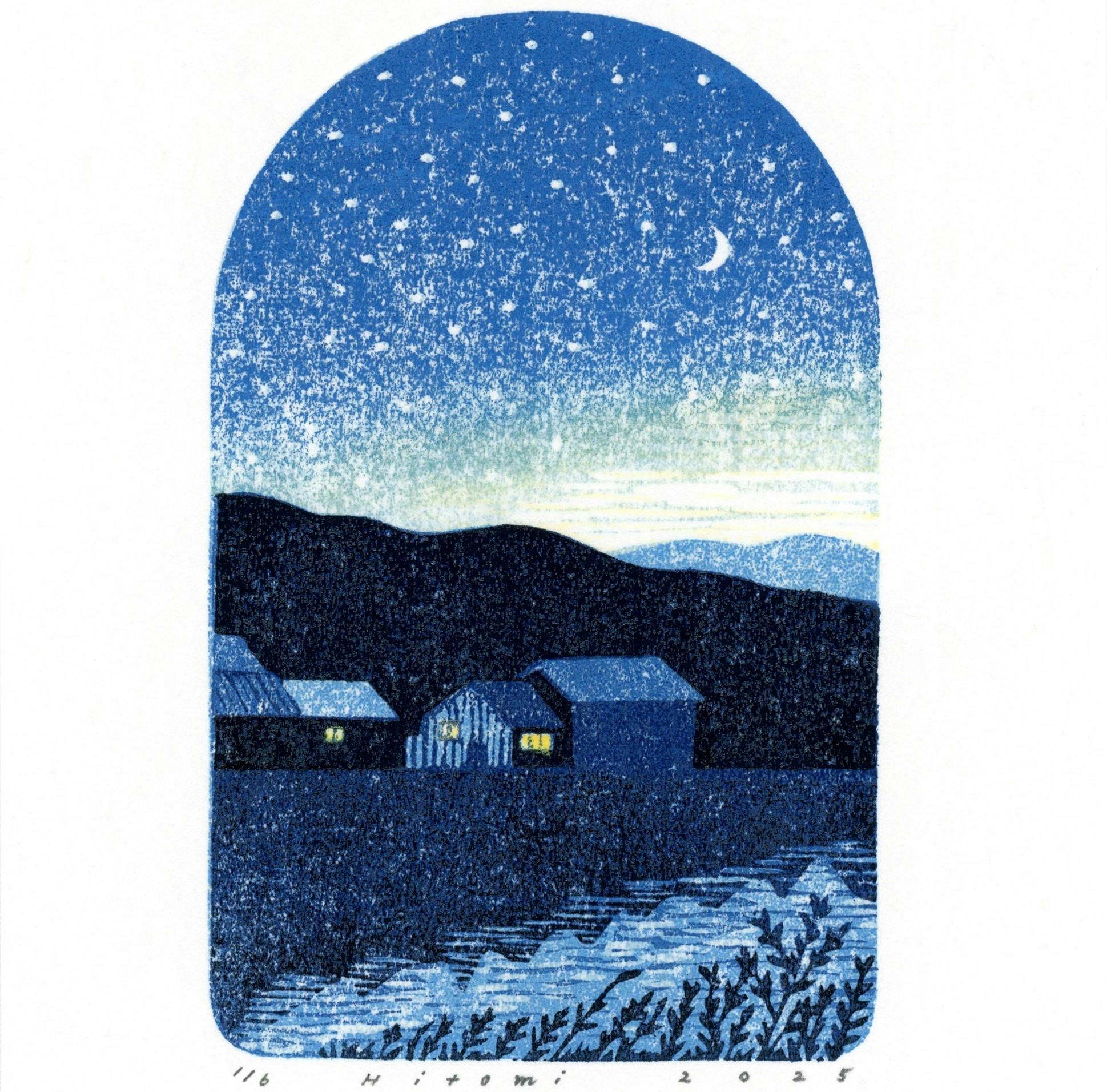 平岡瞳さん　版画 2023年 巡回＞11月20日（木）〜12月8日（月）平岡瞳 個展「風のうた