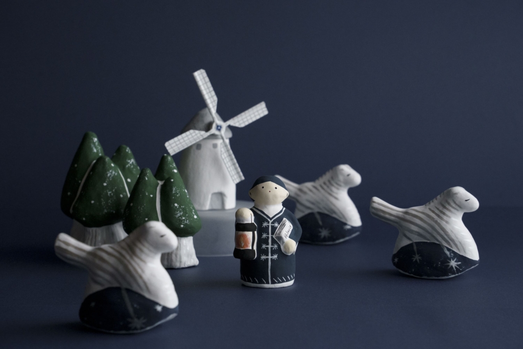 12月25日（木）〜1月12日（月）りなの村張子展「Polalis」at 手紙舎 文箱